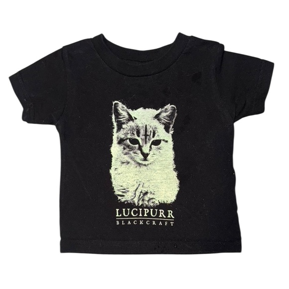 Blackcraft Lucipurr Cat T-Shirt - Picture 1 of 3
